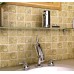 Glass and Metal Tiles Big Chip Mosaics Brick Hand Painted Glass Mosaic Gold Stainless Steel Backsplash 2342