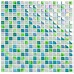 blue crystal glass tile crackle glass wall tile backsplshes decor bathroom wall tiles mirror tile swimming pool tiles KLGT1503