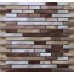  Brushed Aluminum mosaic tiles interlocking tiles wall Backsplash tile kitchen bathroom XGMT010