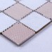 Metallic Backsplash Tile Back of Procelain Stainless Steel Sheet and Crystal Glass Mosaic Wall Decor