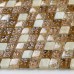 Stone and Glass Mosaic Sheets Kitchen Wall Crackle Glass Square Tile Backsplash Cheap Wall Tile Shower 306