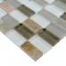 Stone Glass Mosaic Tile Sheets Straight Joint with Marble Tile Backsplash Wall Bathroom SG119