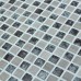 Stone and Glass Mosaic Tile Ice Cracked Glass and Marble Backsplash Wall Tiles Brown Crackle Crystal Mosaics SGS2013-8