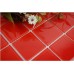 Vitreous Mosaic Tile Crystal Glass Backsplash of  Kitchen Design Bathroom Red Glass Floor Tiles
