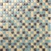 Yellow Crackle Glass Mosaic Tiffany Blue Crystal Backsplash Brown Ice Cracked Bathroom Tiles