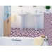 purple mosaic tiles crystal glass tile bathroom floor tiles wall backsplashes tiles KLNT165