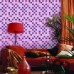 White and Purple Backsplash Powder Pink Bathroom Tile Mosaic Patterns Square Glass Mosaics WPG562