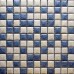 Porcelain Mosaic Tile Square Blue and White Bathroom Wall Tiles Kitchen Backsplash