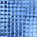 Crystal Mosaic Blue Glass Tile Backsplash Kitchen 3D Pyramid Pattern Design Bathroom Wall Tiles