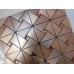 Peel and Stick Tile Pinwheel Patterns Aluminum Metal Wall Tile Glass Diamond Tiles Adhsive Mosaic MH-ASJ-007