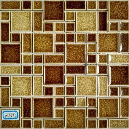Crackle Glass Mosaic Wall Bath Border Tile Gold Mosaic Bathroom Back Splash Tiles