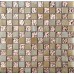 Natural Stone with Gold Plated Crystal Mosaic Tile Sheet  Backsplash Wall Stickers Bedroom Kitchen