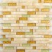Natural Stone with Crystal Mosaic Tile Sheet Marble Backsplash Wall Stickers Bedroom Kitchen