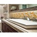 Glass Mosaic Tiles Crystal Cheap Fashion Tile Bathroom Wall Strip Stickers Kitchen backsplash G4003
