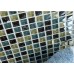 Yellow Crackle Glass Mosaic Tiffany Blue Crystal Backsplash Brown Ice Cracked Bathroom Tiles