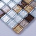 Vitreous Mosaic Tile Crystal Glass Backsplash of  Kitchen Design Bathroom Wall Tiles Floors
