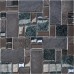 Porcelain and Glass Tiles Wall Bathroom Backsplash Leaves Patterns Design Mosaic Tiles Kitchen Wall VG001