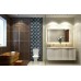 Crystal Glass Tile Backsplash Black Stainless Steel with Base Meta Mosaic Tatin Bathroom Wall Tiles Designs