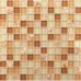 Brown Glass Mosaic Tile Backsplash Crystal Glass Conch Patterns Kitchen Backsplash Mosaics YF-MTLP21