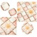 Mosaic Tile Crystal Glass Backsplash Bedroom Design Bathroom Wall Floor Pink Tiles Europe Classical