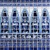Crystal Glass Tile Blue  and White Puzzle Mosaic Tile Crackle Crystal Backsplash Collages Kitchen Mosaic Murals Wall Tiles SM113