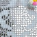 Mosaic Murals White and Silver Glass Plated Wall Decoration 3/5" Small Tile Squares Collages MTM058