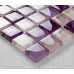 purple mosaic tiles crystal glass tile bathroom floor tiles wall backsplashes tiles KLNT165