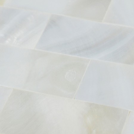 White Mother of Pearl Floor Tile Mosaic Kitchen Wall Tiles Ideas Seamless Subway Tile Backsplash