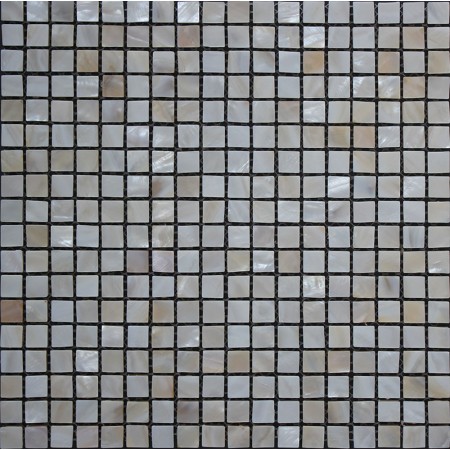 Mother of Pearl Mosaic Shell Tile 3/5" x 3/5" Small Square Backsplash Border Tiles For Bathrooms