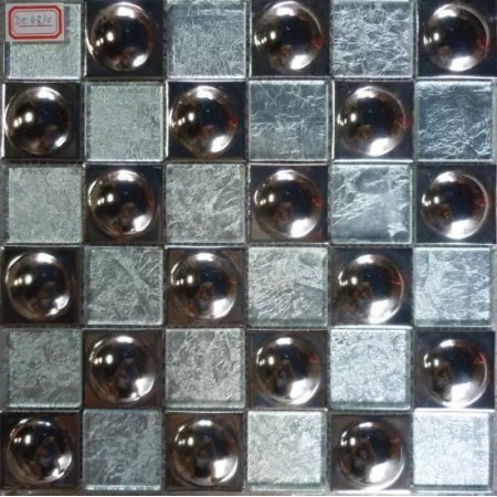 Glass Brick Mosaic 3D Wall Tile Kitchens With Glass Tiles Backsplash Porcelain Mosaic Tile