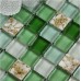 Glass Mosaic Tiles Green Crystal Backsplash Tile Bathroom Wall Glass Conch Tiles Floor Sticker LFBK04 Glass Mosaic Tiles Green Crystal Backsplash Tile Bathroom Wall Glass Conch Tiles Floor Sticker LFBK04