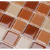 Glass Mosaic for Swimming Pool Tile Sheet Brown Crystal Backsplash Kitchen Decorative Art Wall Tiles