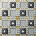 Vitreous Mosaic Tile Diamond Crystal Glass Backsplash Kitchen Design Art Bathroom Wall Tiles