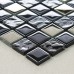 Blue Mosaic Tile Crystal Glass Backsplash Washroom Design Plated Dining-rooom Wall Tiles 8171