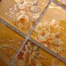 Crystal Glass Mosaic Tiles Washroom Backsplash Design Bathroom Big Chip Wall Floor FlowerPattern Shower Tile Brick