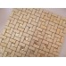 Adhesive Mosaic Tile Gold  Brushed Aluminum Metal Glass Diamond Grid Patterns Peel and Stick Tiles Tile1530-125 1530-125