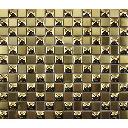 gold stainless steel backsplash mirror mosaic tile metal and glass tile mirrors bathroom mirrored wall backspashes KLGT7020