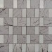 Peel and Stick Mosaic Tile Gray Rectangle Aluminum Adhsive Tile Metal Wall Decoration Stickers MH650