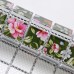 Puzzle Mosaic Wall Tiles for Backsplash Green & White Crystal Glass Tile Flower Pattern Design H048 Puzzle Mosaic Wall Tiles for Backsplash Green & White Crystal Glass Tile Flower Pattern Design H048