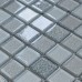 Gray Crystal Glass Mosaic Tiles Design Kitchen Bathroom Backsplash Wall Floor Stickers
