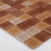 Crystal Glass Tile Backsplash Cheap Kitchen Ideas Hand Painted Brown Mosaic Wall Tiles Bathroom Stickers