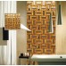 Metallic Backsplash Tiles Stainless Steel Sheet Metal and Gold Crystal Glass Blend Mosaic Tiles