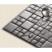 Mosaic Tiles Grey Crystal Glass Backsplash Kitchen Countertop Bathroom Plated Glass Wall Floor Tile 652