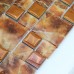 Glass mosaic tile backsplash crystal glass tile kitchen designs wall tiles metal coating tile BLH007
