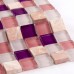 Stone Glass Mosaic Sheets Square Tiles Cheap Marble Tile Backsplash Wall Tiles 10013