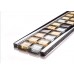 Metallic Glass Mosaic Wall Liner Art tile Aluminum Metal Wall Decoration Room Kitchen Corner G7