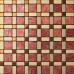 Metal Tiles Backsplash Gold bump Arts Aluminum Panel Decorative Wall Design Metallic Mosaic Tile