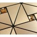 Peel and Stick Tiles Backsplash Triangle Patterns Brushed Metal Glass Diamond Tile Adhsive Mosaic Wall Decor 6126