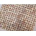 Adhesive Mosaic Tile Kitchen Backsplash Gold Aluminum Metal and Glass Diamond Peel and Stick Tiles Tile MH-16