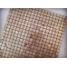 Adhesive Mosaic Tile Kitchen Backsplash Aluminum Metal and Glass Diamond Peel and Stick Tiles Tile  MH-18